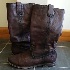 Frye pull-on cowboy boots